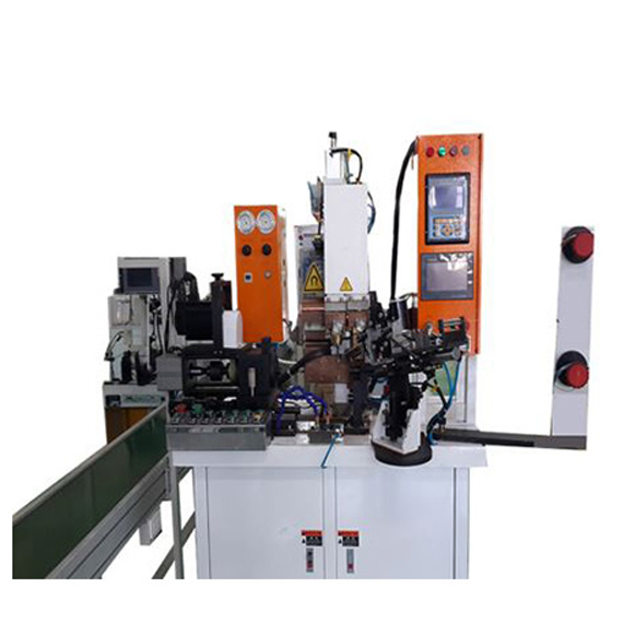 馬達轉子自動送料中頻點焊機